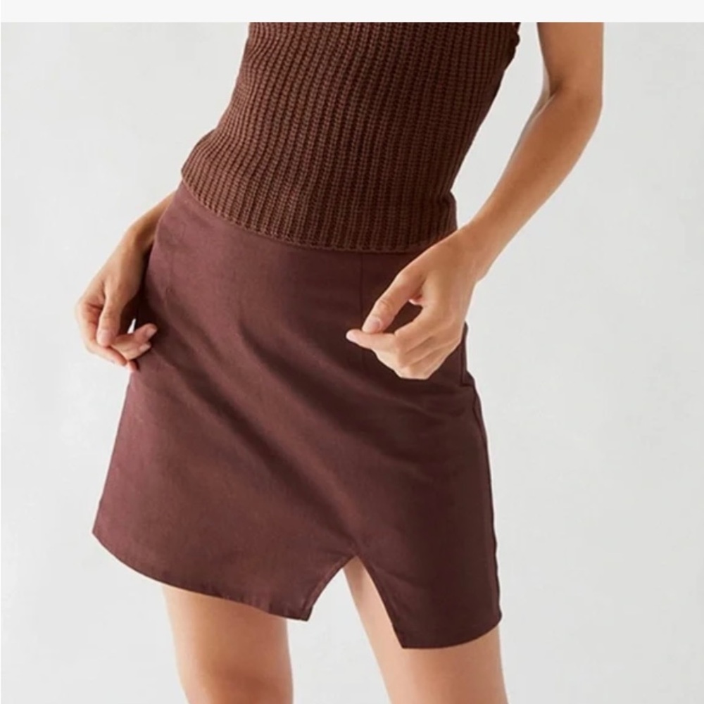 EUC Linen Skirt Sz 8